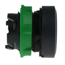 1 pcs - Schneider Electric Harmony XB5 Series Black Spring Return Push Button Head, 22mm Cutout, IP66, IP67, IP69K