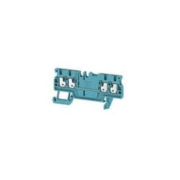 10 pcs : 1552700000 - DIN Rail Terminal Blocks A4C 1.5 BL