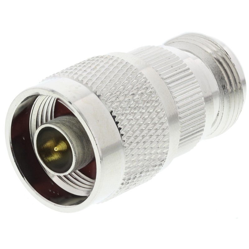 1 pcs - RF Solutions Straight 50Ω RF Adapter N Plug to N Socket 3GHz