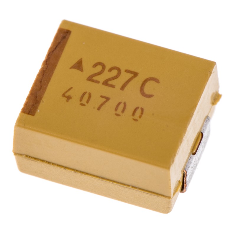 20 pcs - TPSV227K016R0075 KYOCERA AVX 220μF MnO2 Tantalum Capacitor 16V dc, TPS Series
