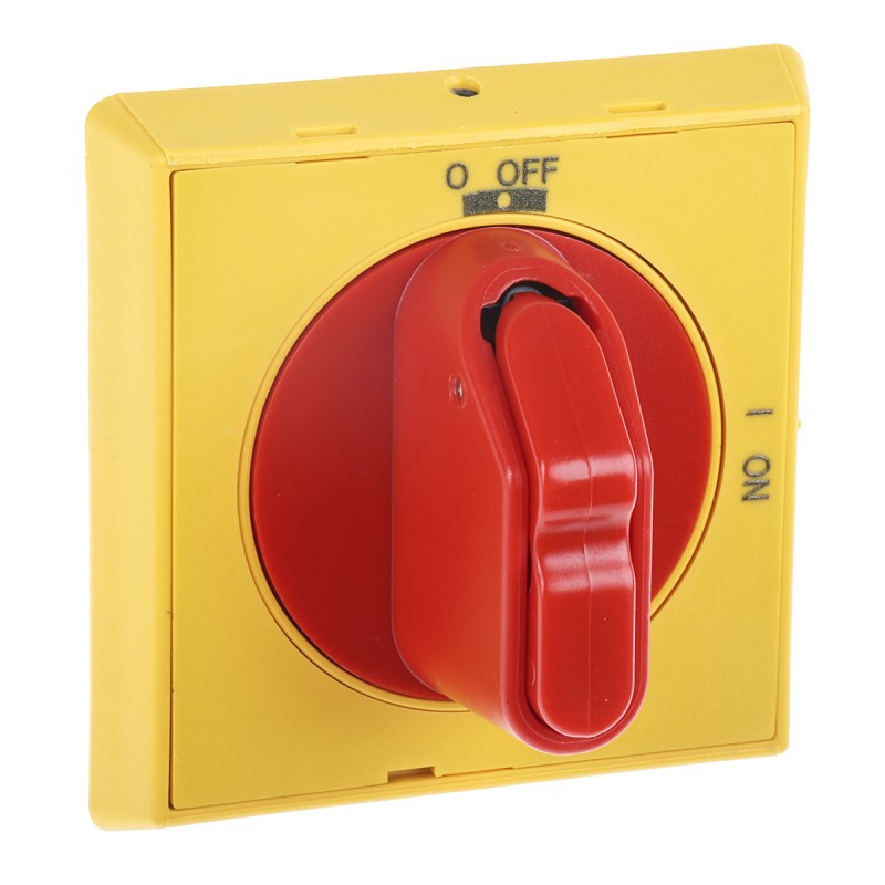 1 pcs - ABB Red/Yellow Rotary Handle