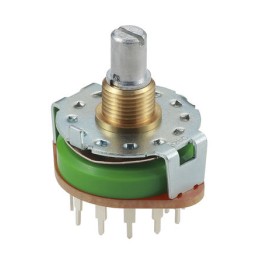 1 pcs - Alps Alpine, 12 Position SP12T Rotary Switch, 250 mA, PC Pin