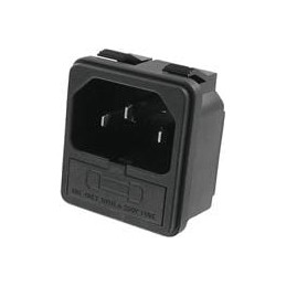 10 pcs : 723W-X2/04 - AC Power Entry Modules POWER INLET SNAP-IN