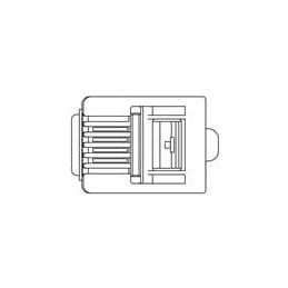 10 pcs : 940-SP-3066-B25 - Modular Connectors / Ethernet Connectors Modular Plug Standard 6P 6C Unshielded .032-.038 Conductors
