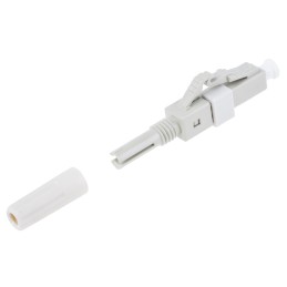 1 pcs - RS PRO, LC, PC Multimode Simplex Fibre Optic Connector, OM3 50/125μm Fibre Size, ≤ 0.4dB Insertion Loss