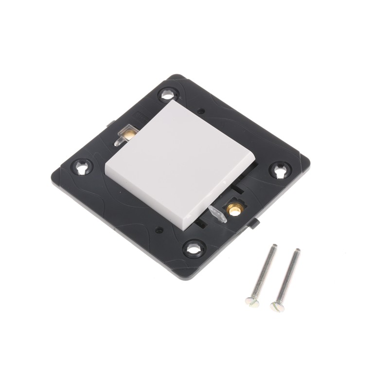 1 pcs - Legrand White Rocker Light Switch, 2 Way, 1 Gang, Arteor