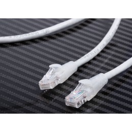 1 pcs - RS PRO Cat5e Male RJ45 to Male RJ45 Ethernet Cable, U/UTP, Grey PVC Sheath, 2m