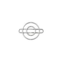 10 pcs : RCOFM-25 - Fan Filters & Accessories Fan Guard,Metal,Steel, Fan Guard,Metal,Steel