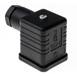1 pcs - Hirschmann GDM 3P+E DIN 43650 A, Female Solenoid Valve Connector, 250 V Voltage