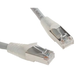 1 pcs - RS PRO Cat6 Male RJ45 to Male RJ45 Ethernet Cable, F/UTP, Grey LSZH Sheath, 0.5m