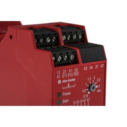 1 pcs - Rockwell Automation Light Beam/Curtain, Safety Switch/Interlock Safety Relay, 24V ac/dc, 2 Safety Contacts