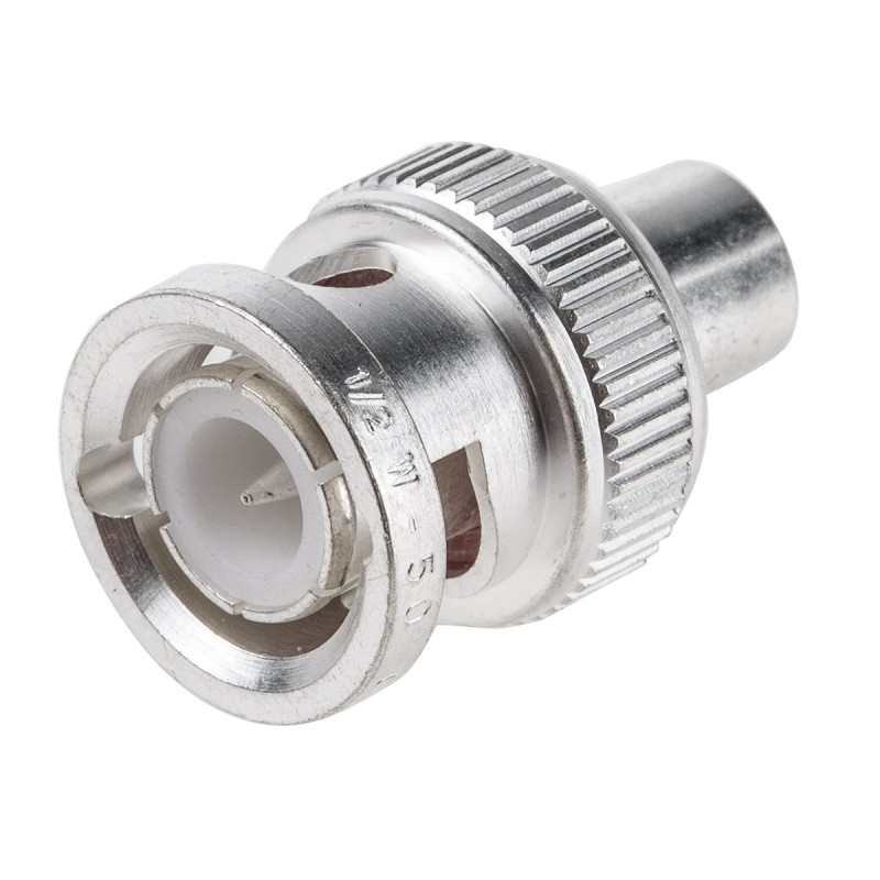 1 pcs - RS PRO 50Ω Straight BNC RF Terminator, 0 - 1GHz, 0.5W Average Power Rating