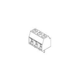 10 pcs : 1776113-3 - Fixed Terminal Blocks 3P SIDE ENTRY 3.81mm