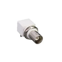 10 pcs : CONBNC002 - RF Connectors / Coaxial Connectors BNC Connector Right Angle Jack, Female Socket 50 Ohm, Through Hole
