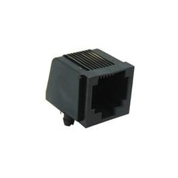 10 pcs : SS-90000-002 - Modular Connectors / Ethernet Connectors RJ45 Jack, 8P8C unshld horiz flng