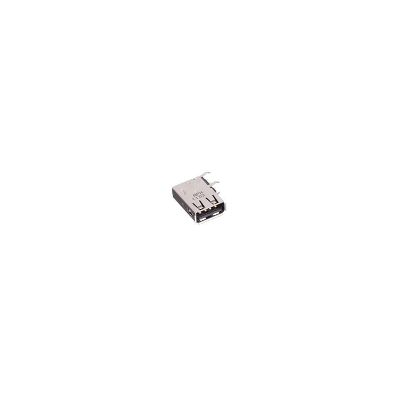 10 pcs : GSB19111KEU - USB Connectors USB 2.0 STANDARD A, UPRIGHT DIP, KINK