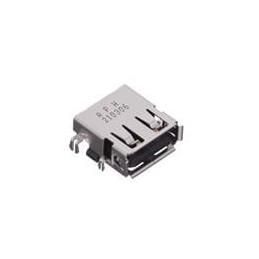 10 pcs : GSB12J21C1EU - USB Connectors USB2.0 A RECEPT,RIGHT ANGLE, REVERSE SINK TYPE.
