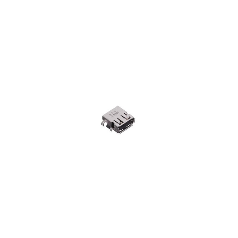 10 pcs : GSB12J21C1EU - USB Connectors USB2.0 A RECEPT,RIGHT ANGLE, REVERSE SINK TYPE.