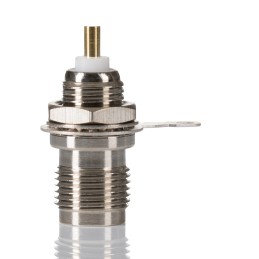 1 pcs - RS PRO, jack Bulkhead TNC Connector, 50Ω, Solder Termination, Straight Body