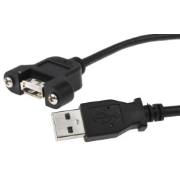 1 pcs - StarTech.com USB 2.0 Cable, Male USB A to Female USB A USB Extension Cable, 300mm
