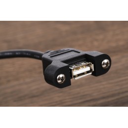 1 pcs - StarTech.com USB 2.0 Cable, Male USB A to Female USB A USB Extension Cable, 300mm