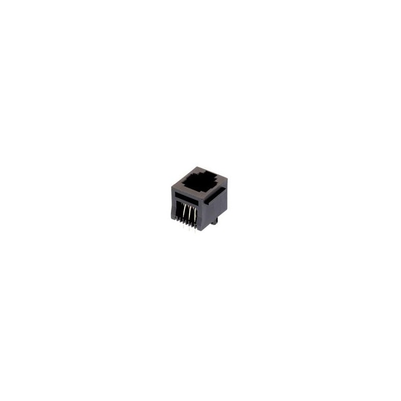 10 pcs : 615006138521 - Modular Connectors / Ethernet Connectors WR-MJ Female Plastic 6P6C Vertical W/Ears