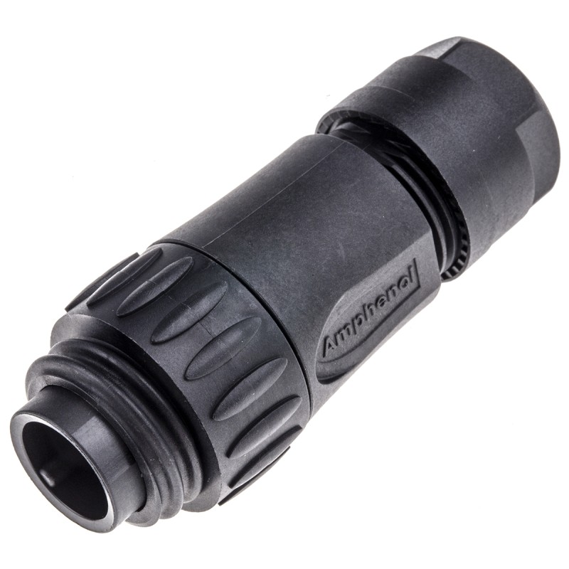 1 pcs - Amphenol Circular Connector, 7 Contacts, Cable Mount, Plug, Male, IP65, IP67, Ecomate Series
