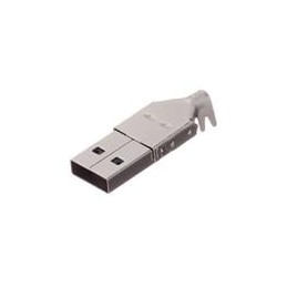 10 pcs : UE28AM54130 - USB Connectors USB TypeA Plug sdr cup