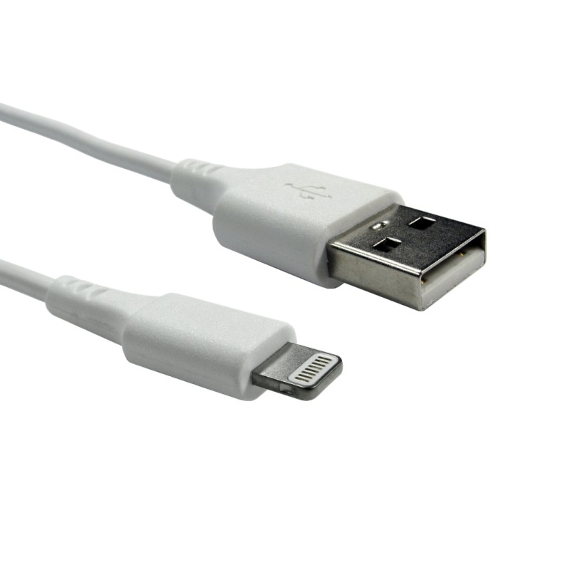 1 pcs - RS PRO USB 2.0 Cable, Male USB A to Male Lightning Cable, 3m