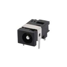 10 pcs : PJ-045 - DC Power Connectors power jack, 1.65 x 4.5 mm, horizontal, through hole, 1 switch, w/ shielding