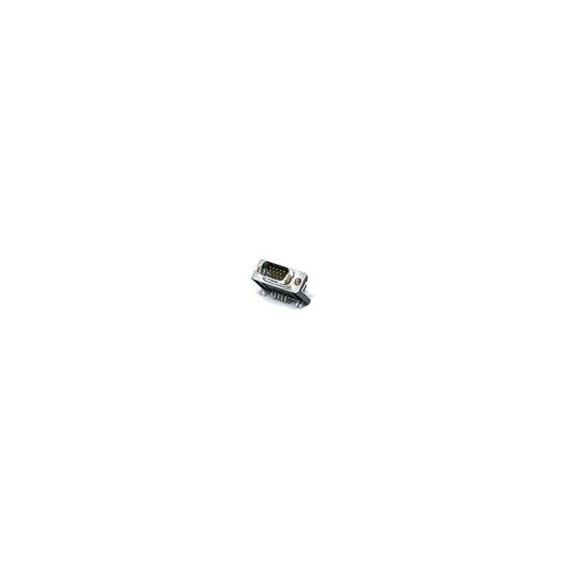 10 pcs : L717HDE15PD1CH4R - D-Sub High Density Connectors 15P Sz E Hi Density Pin Rear Insert 4-40