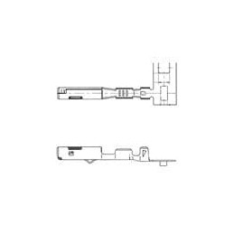 10 pcs : 7116410102 - Automotive Connectors TERM YESC FEM 1.5MM UNSLD