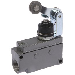 1 pcs - Honeywell BZE7 Series Roller Lever Limit Switch, 1NC/1NO, IP65, SPDT, Die Cast Aluminium Housing, 15A Max