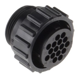 1 pcs - TE Connectivity Circular Connector, 16 Contacts, Cable Mount, Socket, Female, CPC Series 1 Series
