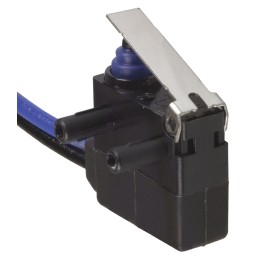 1 pcs - Omron Hinge Lever Micro Switch, Pre-wired Terminal, 2 A @ 12 V dc, SPST, IP67
