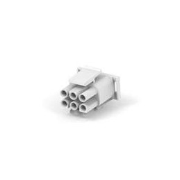 10 pcs : 2-480704-0 - Pin & Socket Connectors 6P PLUG HOUSING NAT