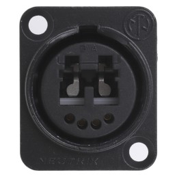 1 pcs - Neutrik, opticalCON, LC, APC, PC Multimode, Single Mode Duplex Fibre Optic Connector, 0.5dB Insertion Loss