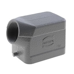 1 pcs - HARTING Han B Side Entry Hood, M25 Thread