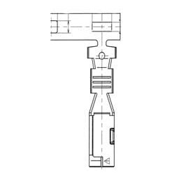 10 pcs : 7116411302 - Automotive Connectors TERM YESC FEM 2.8MM UNSLD