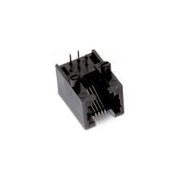 10 pcs : 615004141121 - Modular Connectors / Ethernet Connectors WR-COM Modular Jack 6P4C Horztl Female