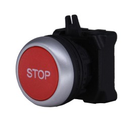 1 pcs - RS PRO Red Spring Return Push Button Head, 22mm Cutout, IP65