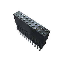1 pcs - Samtec ESQ Series Straight Through Hole Mount PCB Socket, 52-Contact, 2-Row, 2.54mm Pitch, Solder Termination