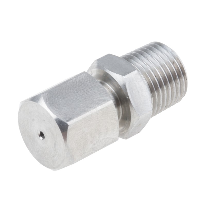 1 pcs - RS PRO In-Line Thermocouple Compression Fitting for Use with Thermocouple, 1/8 NPT, 1mm Probe, RoHS Compliant Standard