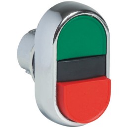 1 pcs - Allen Bradley 800F Series Green, Red Momentary Push Button Head, 22mm Cutout, IP65