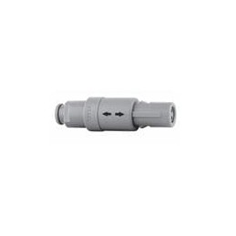 10 pcs : PAG.130.UN - Circular Push Pull Connectors STD BACKNUT BLACK