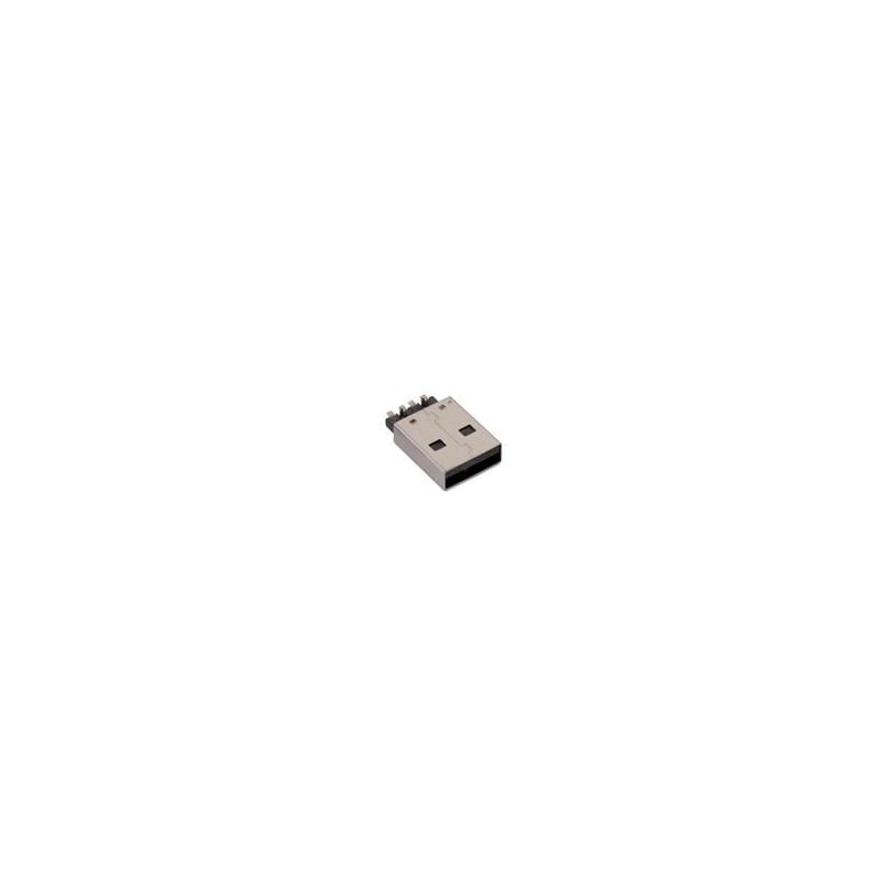 10 pcs : 629004113921 - USB Connectors WR-COM Type A SMT 4Pin W/Clip Male