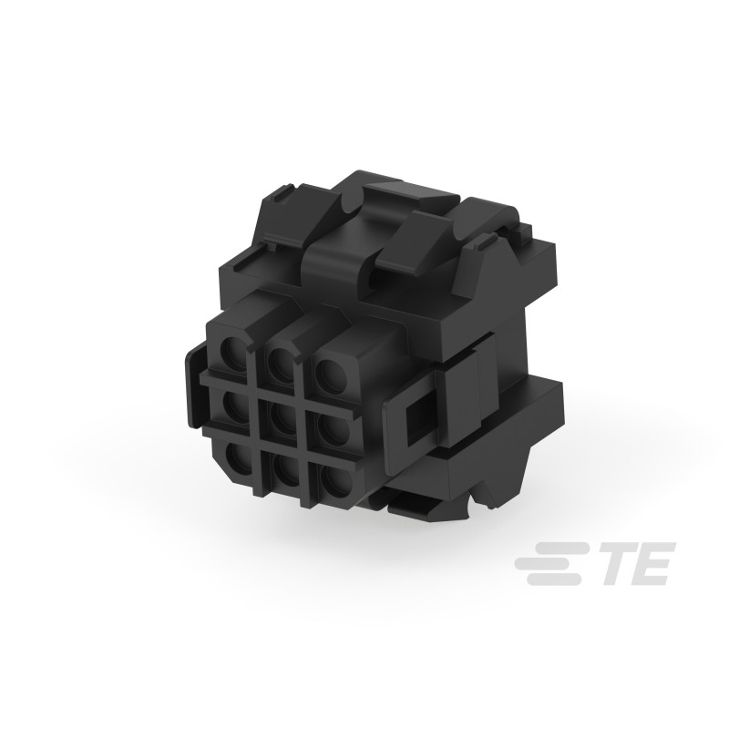 1 pcs - TE Connectivity, Metrimate Male Connector Housing, 5mm Pitch, 9 Way, 3 Row