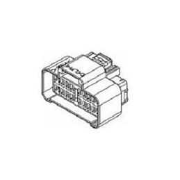 10 pcs : 15305133 - Automotive Connectors CONN GT 150 280 16W F UNSLD BLK NYLO