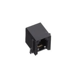 10 pcs : GLX-A-44-BLK - Modular Connectors / Ethernet Connectors M/JK L/PROF RT&lt, 4P4C BLK