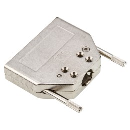 1 pcs - Amphenol FCI 8655MH Series Die Cast Zinc D-sub Connector Backshell, 25 Way, Strain Relief